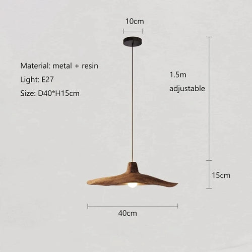 lampes suspendues rétro wabi sabi pour restaurant - vue 9 sur 8