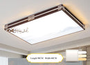 lustre rectangulaire à led pour éclairage intérieur moderne