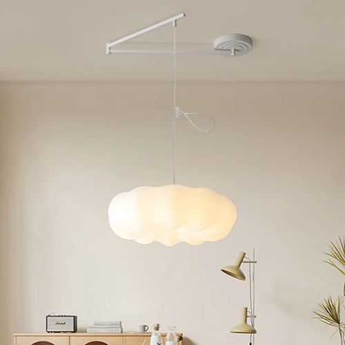 Simple moderne nouvelle crème nuage LED Lustres lumière pour Restaurant salon salle à manger chambre d'enfants couloir suspendus Lustres - vue 6 sur 10