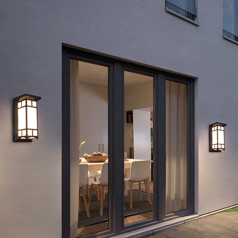 applique murale led design européen pour jardin extérieur éclairage moderne - vue 3 sur 12