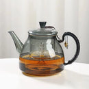 théière verre borosilicate 1 2l infuseur intégré 14x12cm
