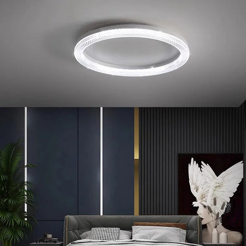 plafonnier led rond ou carré nordique pour décoration de luxe - vue 4 sur 14