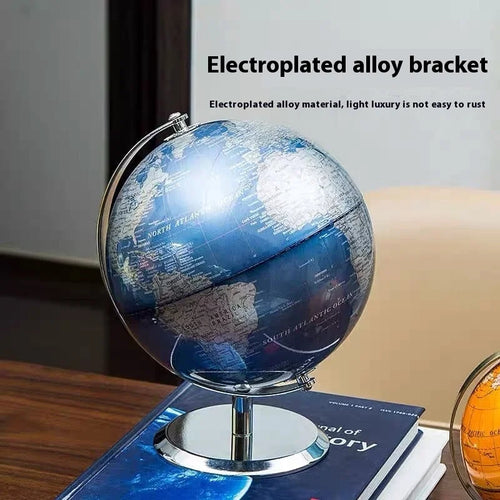 globe terrestre rétro anglais décoration éducative pour enfants et bureau - vue 9 sur 9