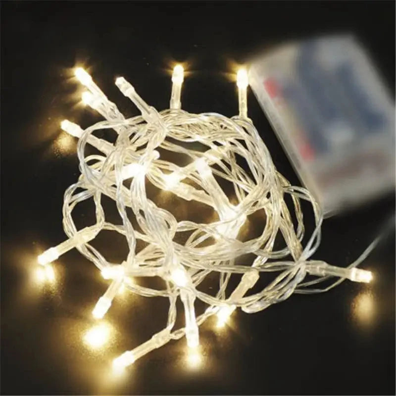 guirlande lumineuse LED à piles pour décorations de fête - vue 1 sur 9