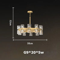 suspension classique en cristal noir et or design élégant
