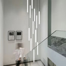lustre moderne minimaliste de luxe pour duplex