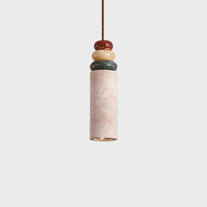 lustre moderne en pierre naturelle pour décoration intérieure - vue 4 sur 7