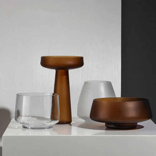 vase en verre moderne design créatif pour décoration intérieure - vue 2 sur 12