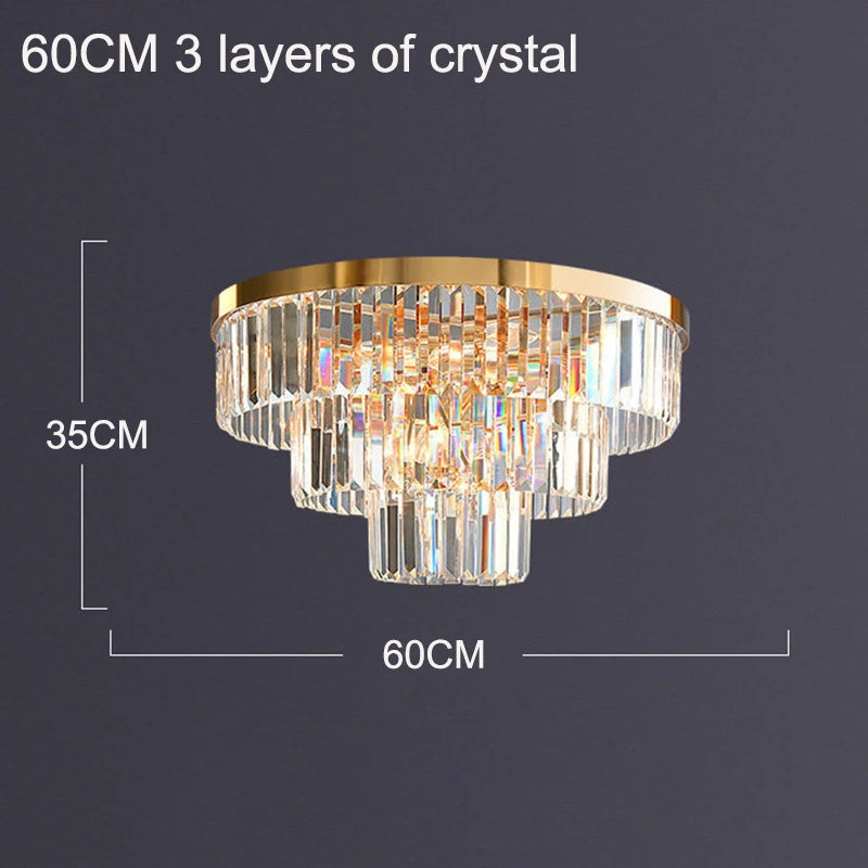 lustre en cristal luxe pour décoration intérieure et éclairage élégant - vue 10 sur 10
