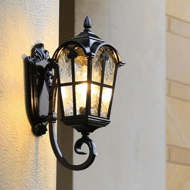 applique murale led vintage en aluminium pour jardin et extérieur - vue 3 sur 8