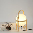 lampe de table moderne en bois simple led pour lecture