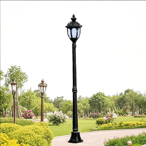 lampadaire extérieur étanche en aluminium pour jardin - vue 3 sur 8