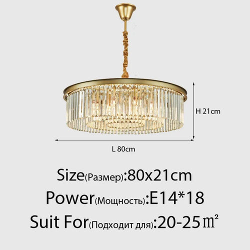 lustre en cristal de luxe style italien pour décoration intérieure - vue 12 sur 21