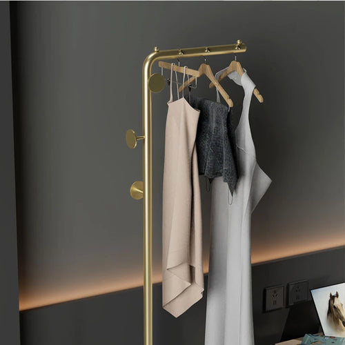 porte-manteau moderne en fer forgé pour vêtements et sacs - vue 4 sur 8