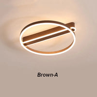 plafonnier led simple acrylique circulaire style nordique