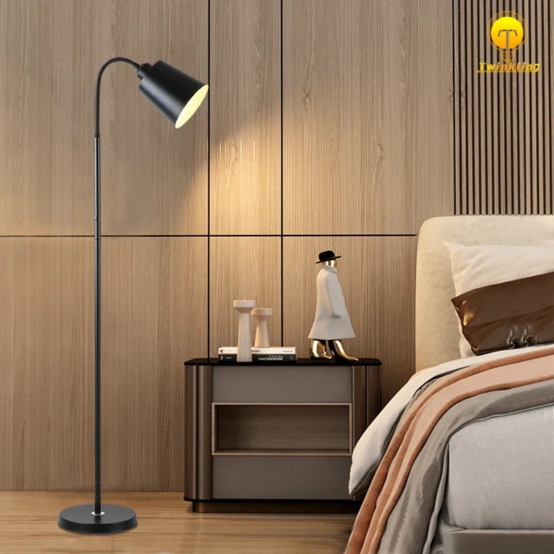 lampadaire nordique minimaliste réglable à led moderne pour intérieur