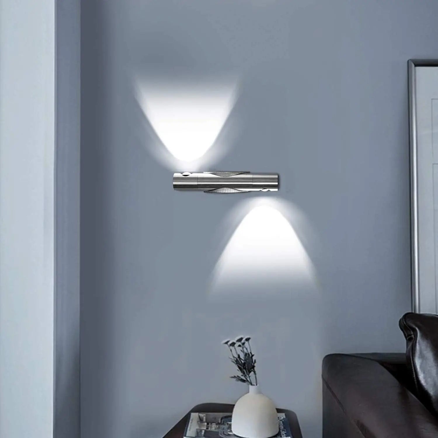 applique murale led moderne rotative pour intérieur décoratif - vue 3 sur 7
