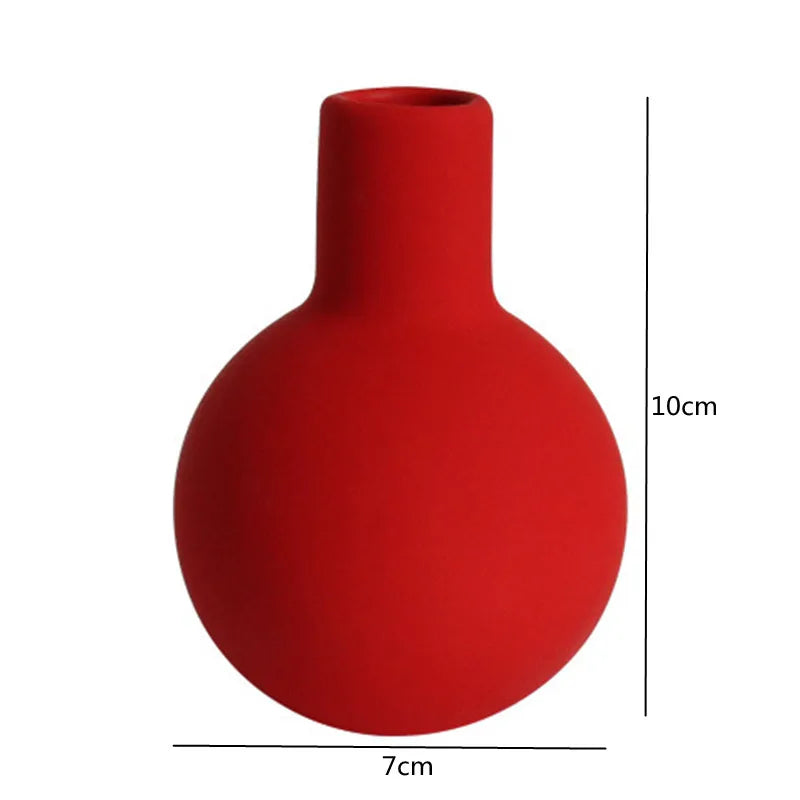 vase en céramique artisanale pour fleurs séchées décoratif et créatif - vue 14 sur 16