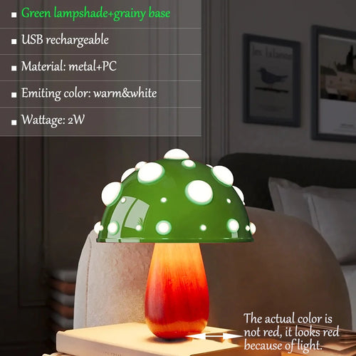 Lampe de Table LED en forme de champignon - vue 10 sur 16