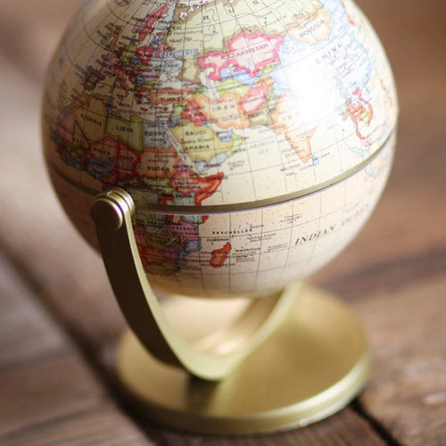globe terrestre rétro créatif pour apprendre la géographie - vue 3 sur 6