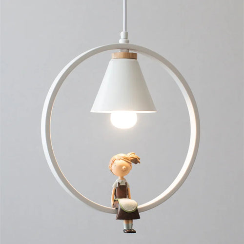 lampe à oiseaux nordique moderne en fer pour décoration intérieure - vue 5 sur 16