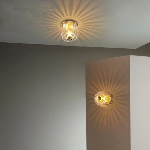 applique murale en verre à lumière chaude romantique pour éclairage intérieur - vue 5 sur 10
