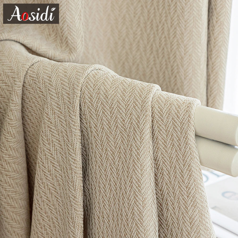 Rideau occultant moderne pour chambre salon isolation thermique - vue 5 sur 8