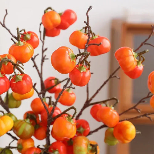 plantes artificielles citrouilles décoratives pour balcon et hôtel - vue 3 sur 12