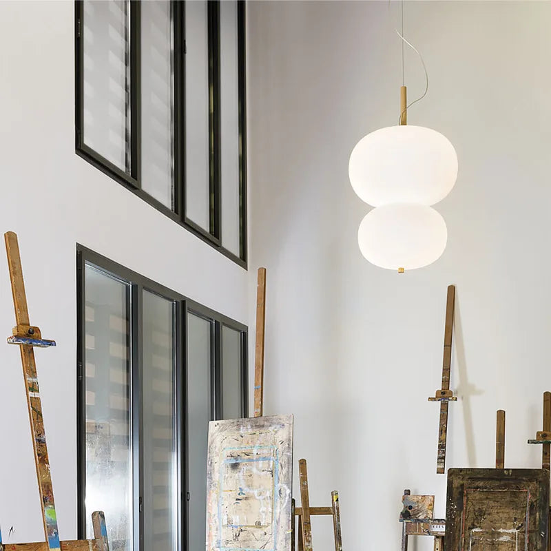 suspension design en verre pour intérieur moderne et élégant - vue 4 sur 12