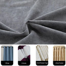 Rideau velours chenille occultant épais style moderne
