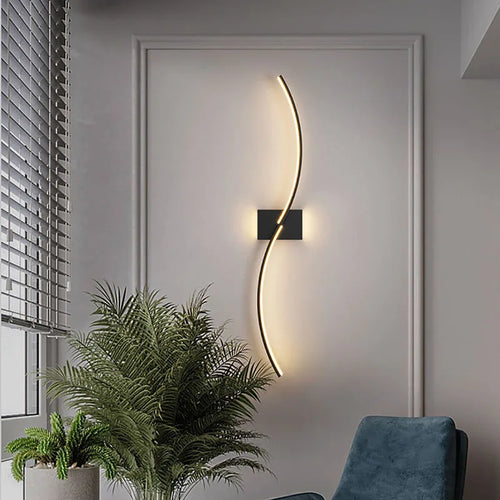 applique murale LED moderne pour salon Grille TV fond chambre chevet applique murale intérieur décor à la maison luminaire Lustre - vue 5 sur 23