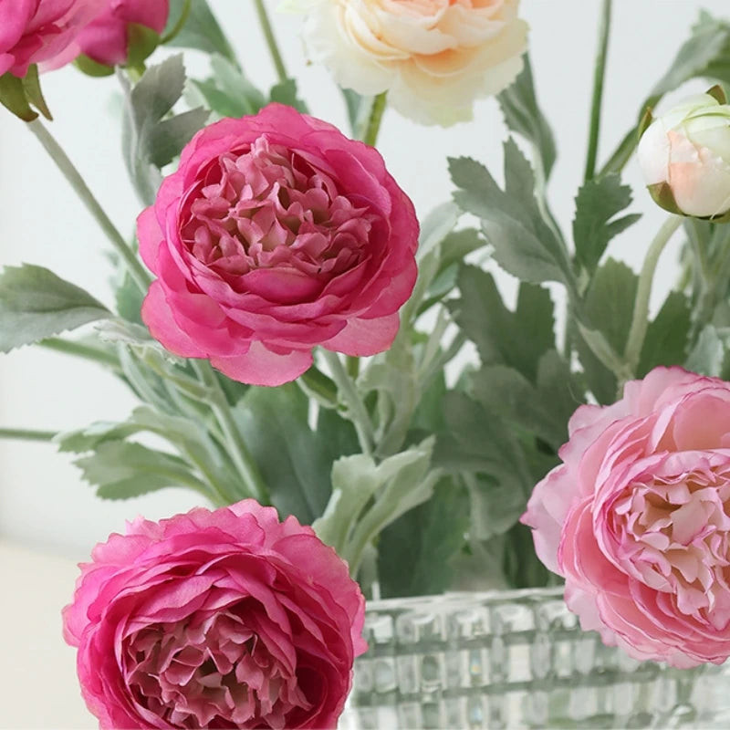 petit bouquet de fleurs artificielles pour décoration de mariage hiver - vue 4 sur 12