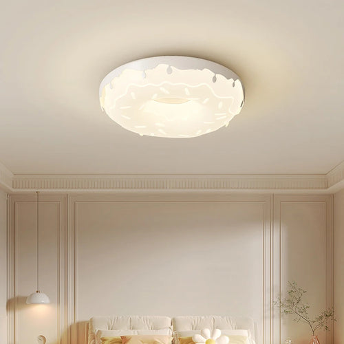 plafonnier donut moderne style girly simple et élégant - vue 4 sur 10