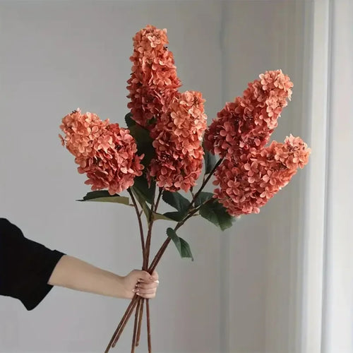grande fleur d'hortensia artificielle pour décoration florale et mariage - vue 3 sur 11