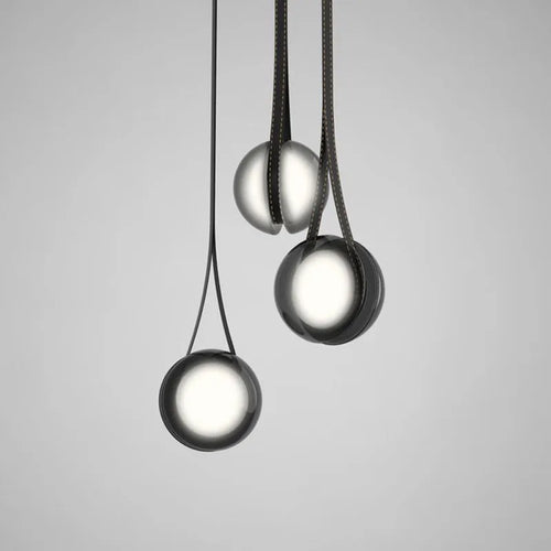 lustre créatif yoyo en verre pour décoration moderne intérieure - vue 2 sur 9