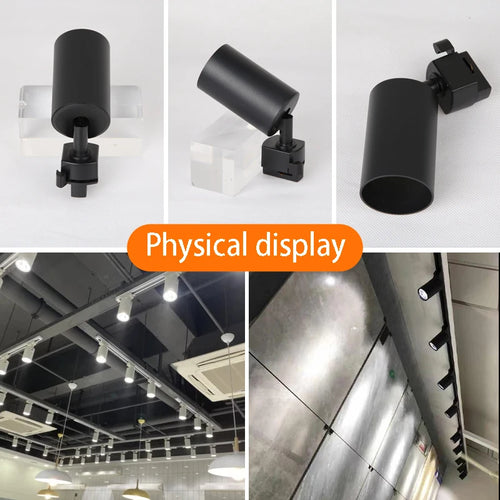 spot led sur rail pour éclairage intérieur et décoration - vue 3 sur 16