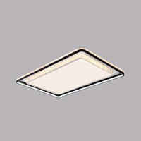 plafonnier en cristal à led design moderne pour intérieur élégant