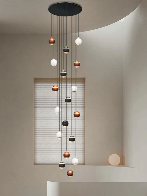 lustre créatif pour éclairage minimaliste et moderne - vue 5 sur 16