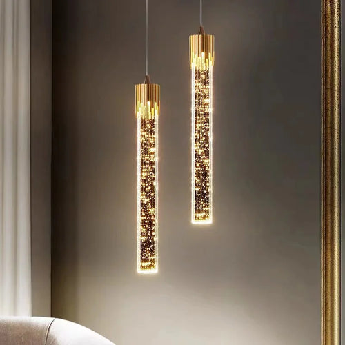 lustre en cristal led moderne pour hôtel et bar créatif - vue 2 sur 22