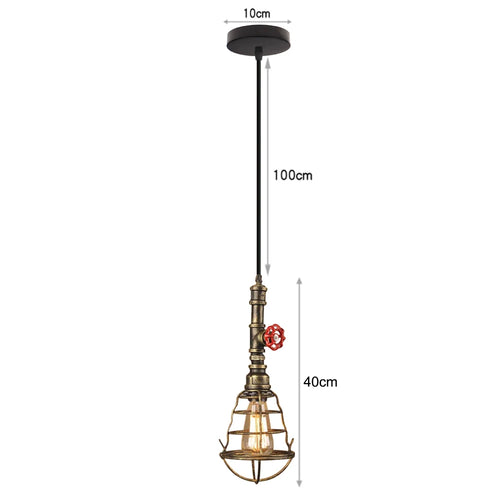 suspension rétro industrielle pour un éclairage vintage élégant - vue 16 sur 25
