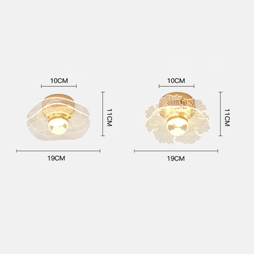 plafonnier led moderne nordique pour intérieur et balcon - vue 7 sur 13