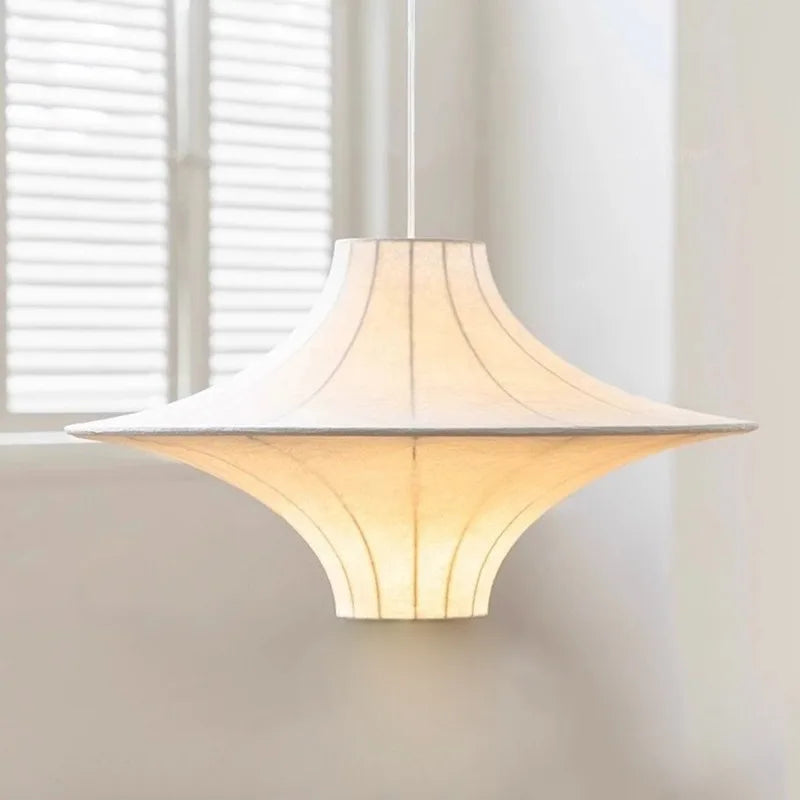 Suspension Led en soie Wabi Sabi - vue 2 sur 8
