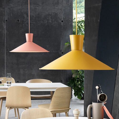 Modern Macarons Pendant Ceiling Lights, Nordic Designer Suspension Lamp for Kitchen Islands, Dining Tables, Bar Restaurant Decor - vue 4 sur 6