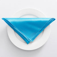Serviette de table satin décorative style mariage réception