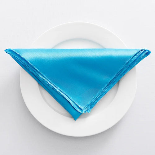 Serviette de table satin décorative style mariage réception
