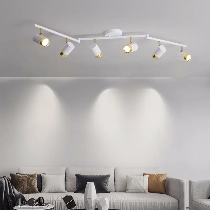 plafonnier led moderne à bande lumineuse décorative pour intérieur - vue 3 sur 21