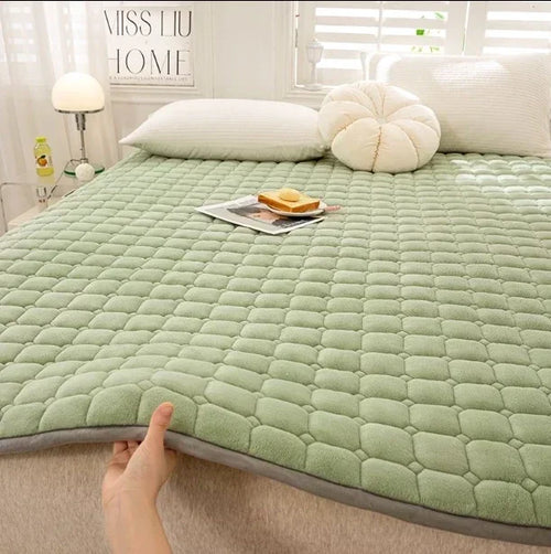 surmatelas en velours chaud pour un confort hivernal - vue 16 sur 15