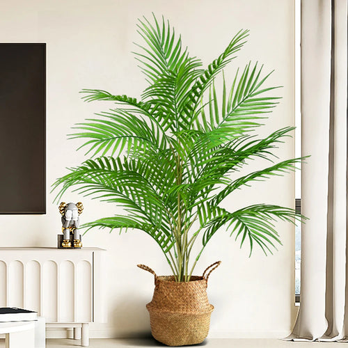 plantes artificielles tropicales grand palmier pour décoration intérieure et extérieure - vue 3 sur 9
