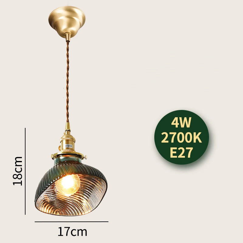suspension en verre diamant led nordique moderne - vue 7 sur 30