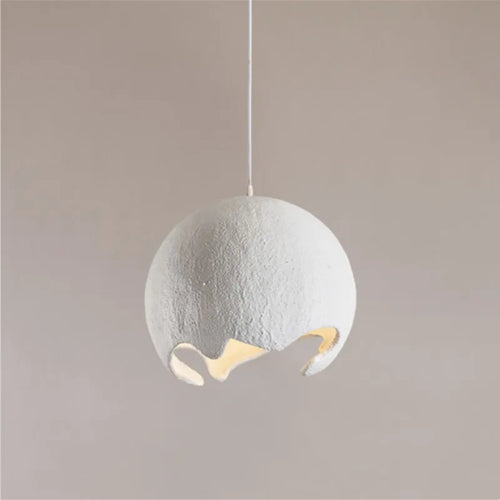 Suspension Nordique Wabi Sabi E27 LED japon Restaurant résine - vue 2 sur 12